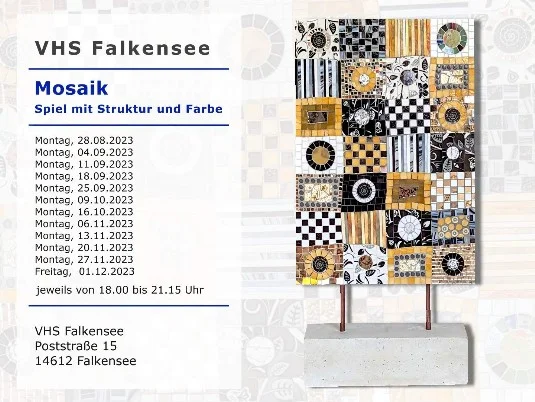 Mosaikworkshop Falkensee 2023
