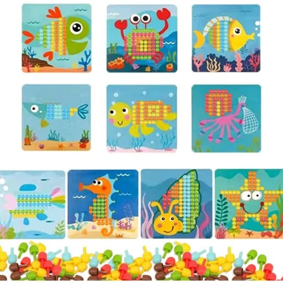 Mosaik-Steckspiel für Kinder