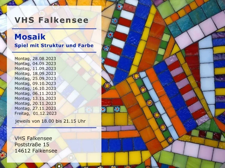 Mosaikworkshop Falkensee 2023