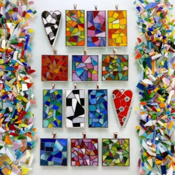 Mosaik-Workshop an der VHS Falkensee